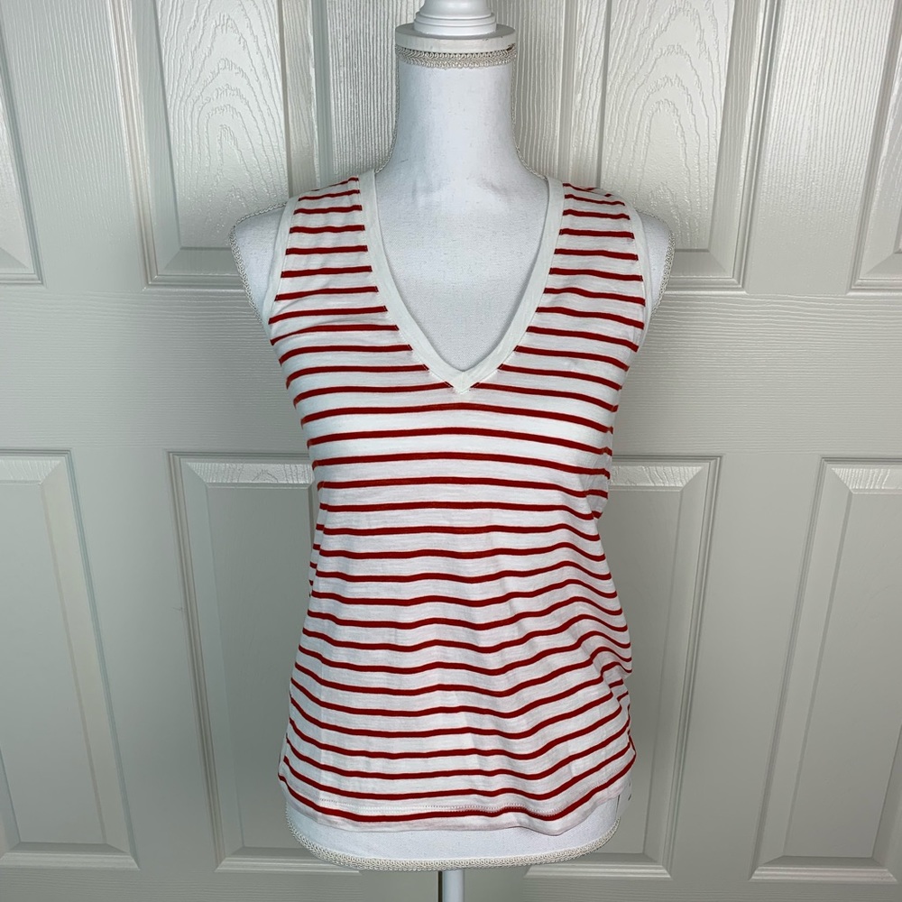 NEW MADEWELL 100% Cotton V Neck Tank Top Shirt